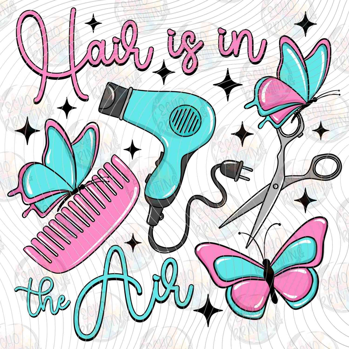 HRSTL 1 - HAIR IS IN THE AIR SALON TOOLS