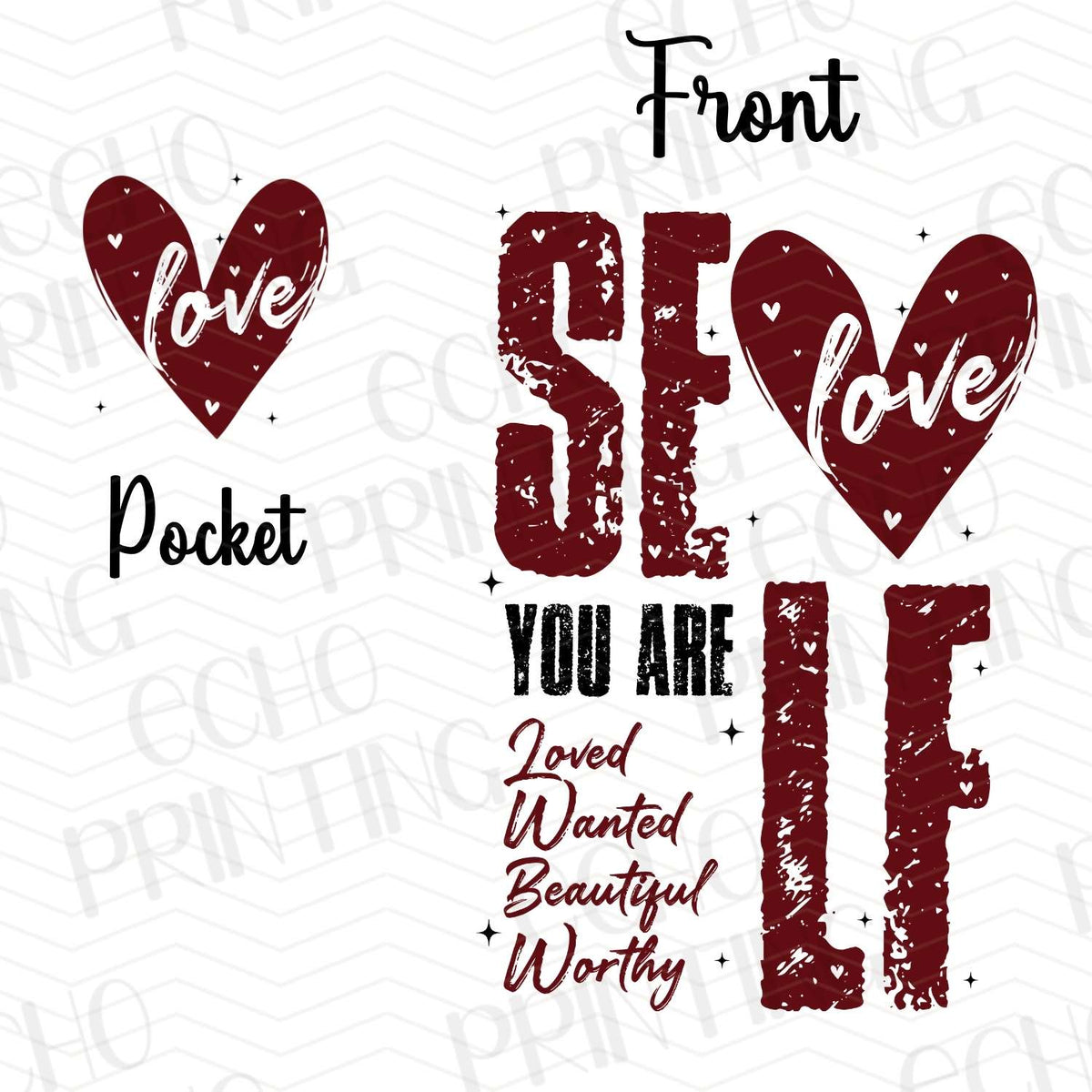 MHSM 39 - SELF LOVE **POCKET SOLD SEPERATELY**