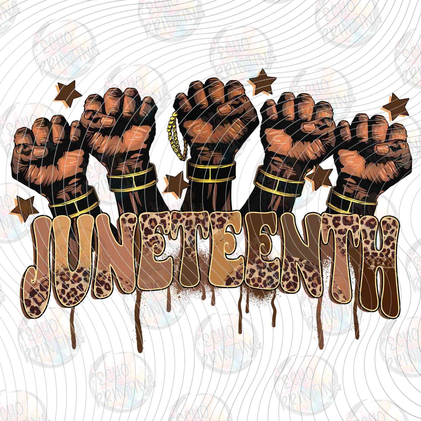 JNTHG 11 - JUNETEENTH RAISED FISTS MELANIN