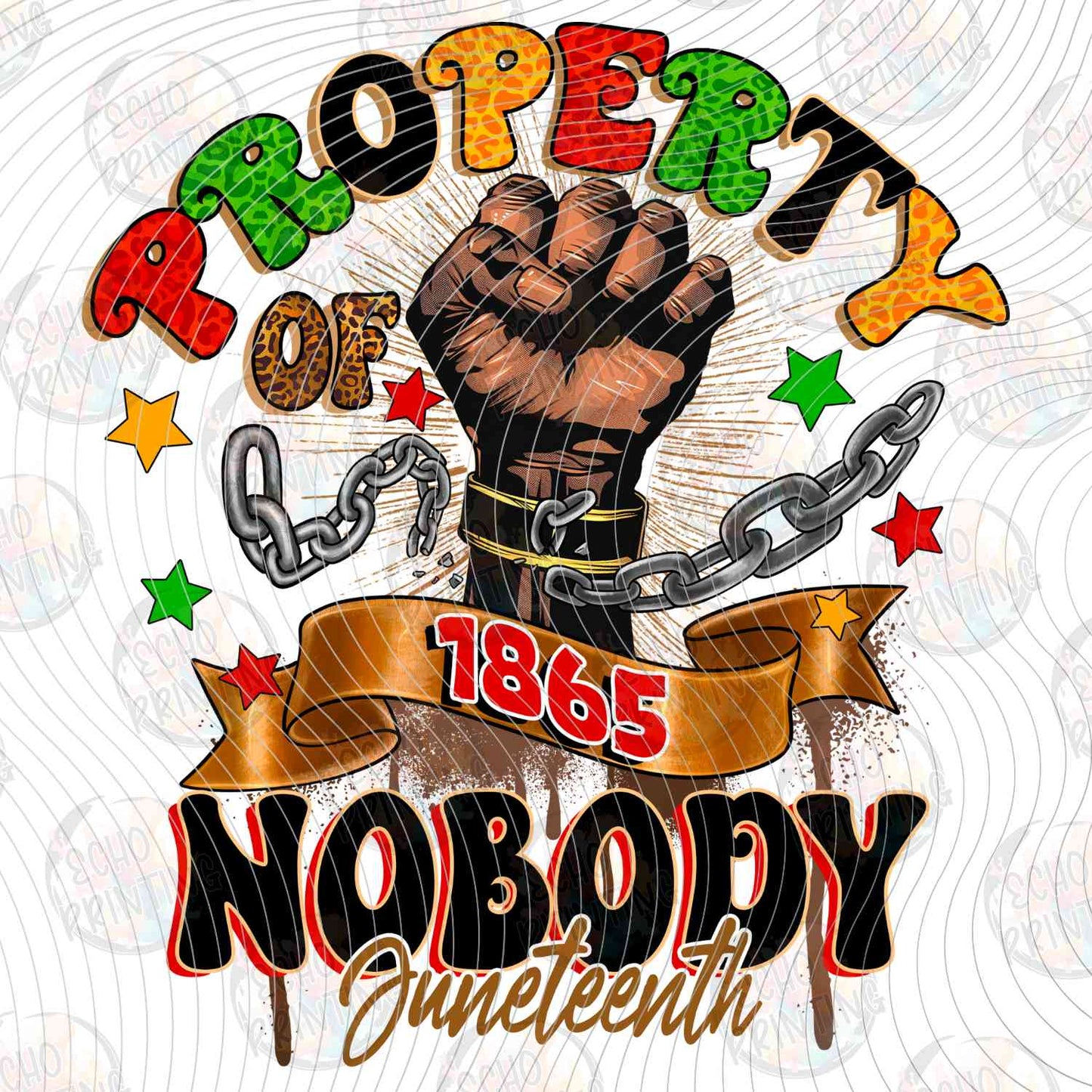 JNTHG 23 - PROPERTY OF NOBODY JUNETEENTH 1865