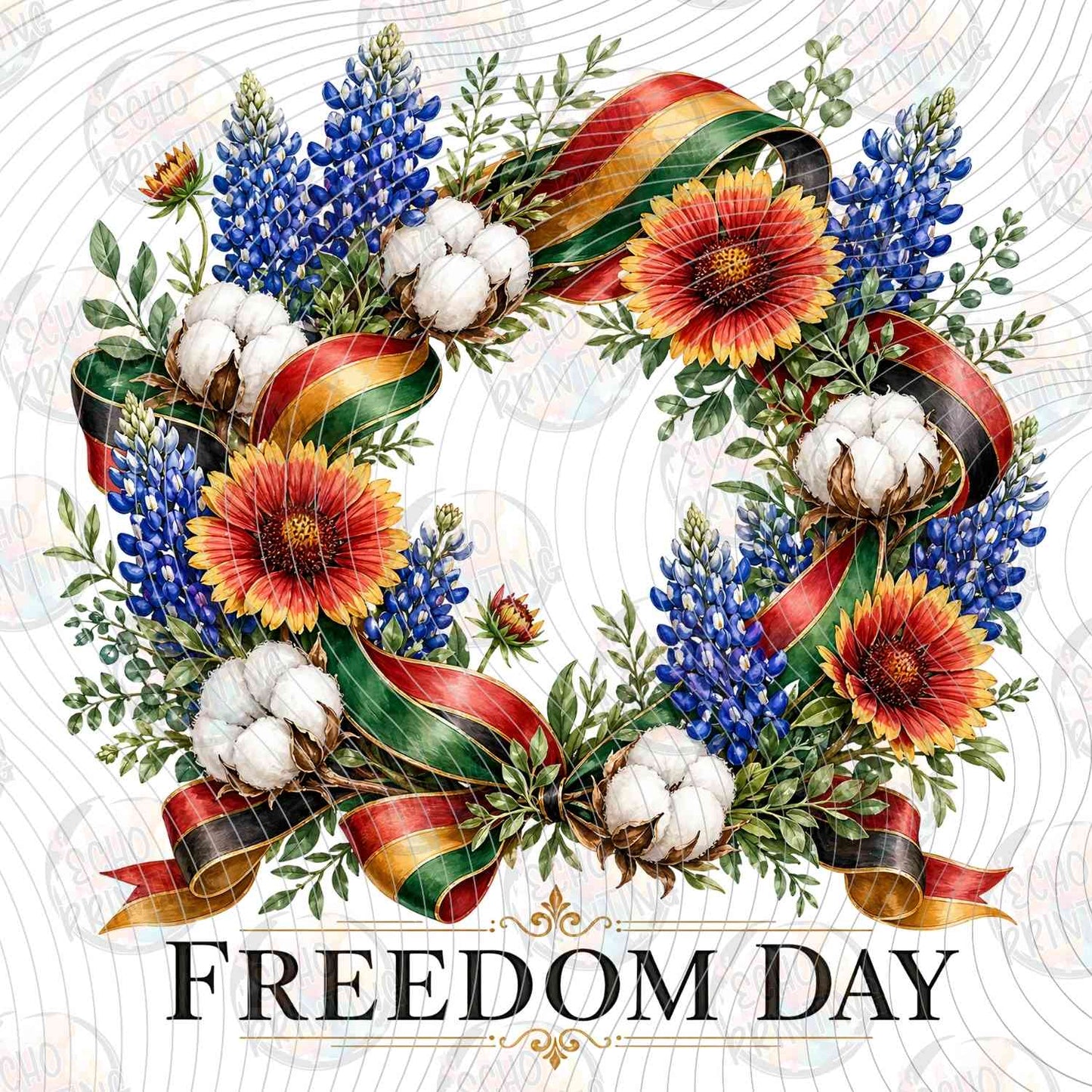 JNTHG 70 - FREEDOM DAY FLORAL WREATH
