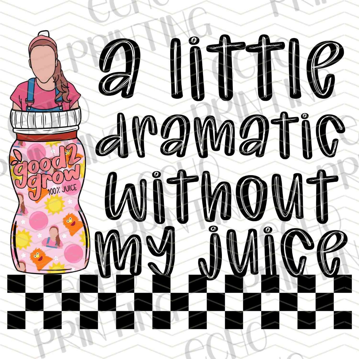 KDDG 170 - A LITTLE DRAMATIC WITHOUT MY JUICE (FLORAL)