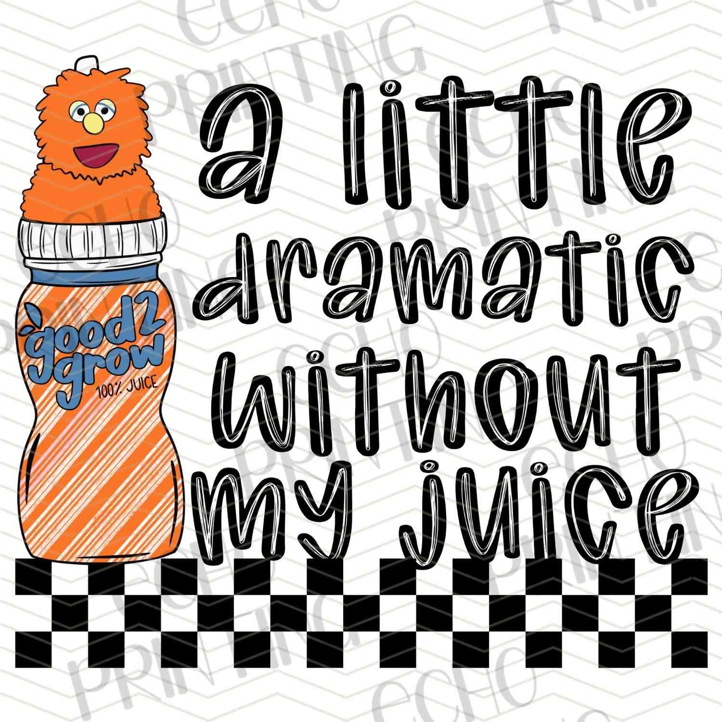 KDDG 172 - A LITTLE DRAMATIC WITHOUT MY JUICE (ORANGE)