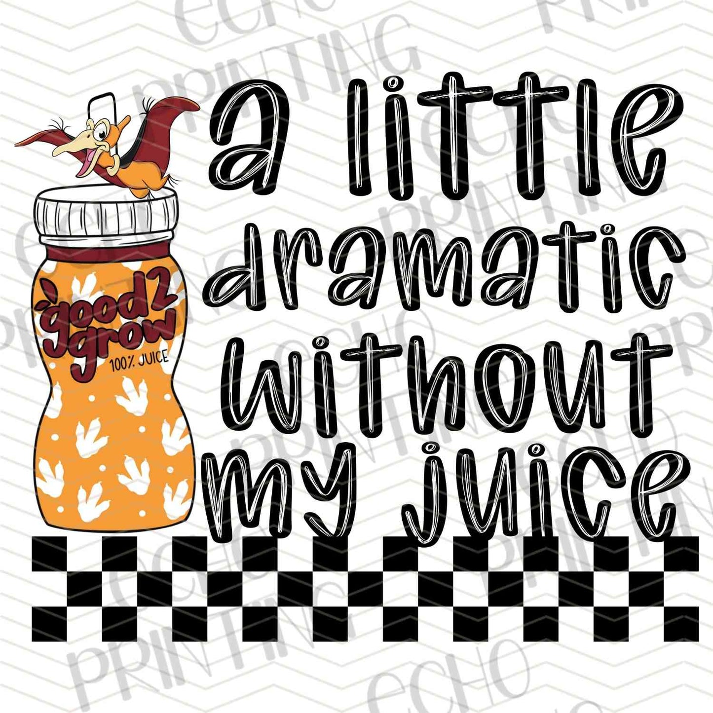 KDDG 177 - A LITTLE DRAMATIC WITHOUT MY JUICE (ORANGE CAMO)
