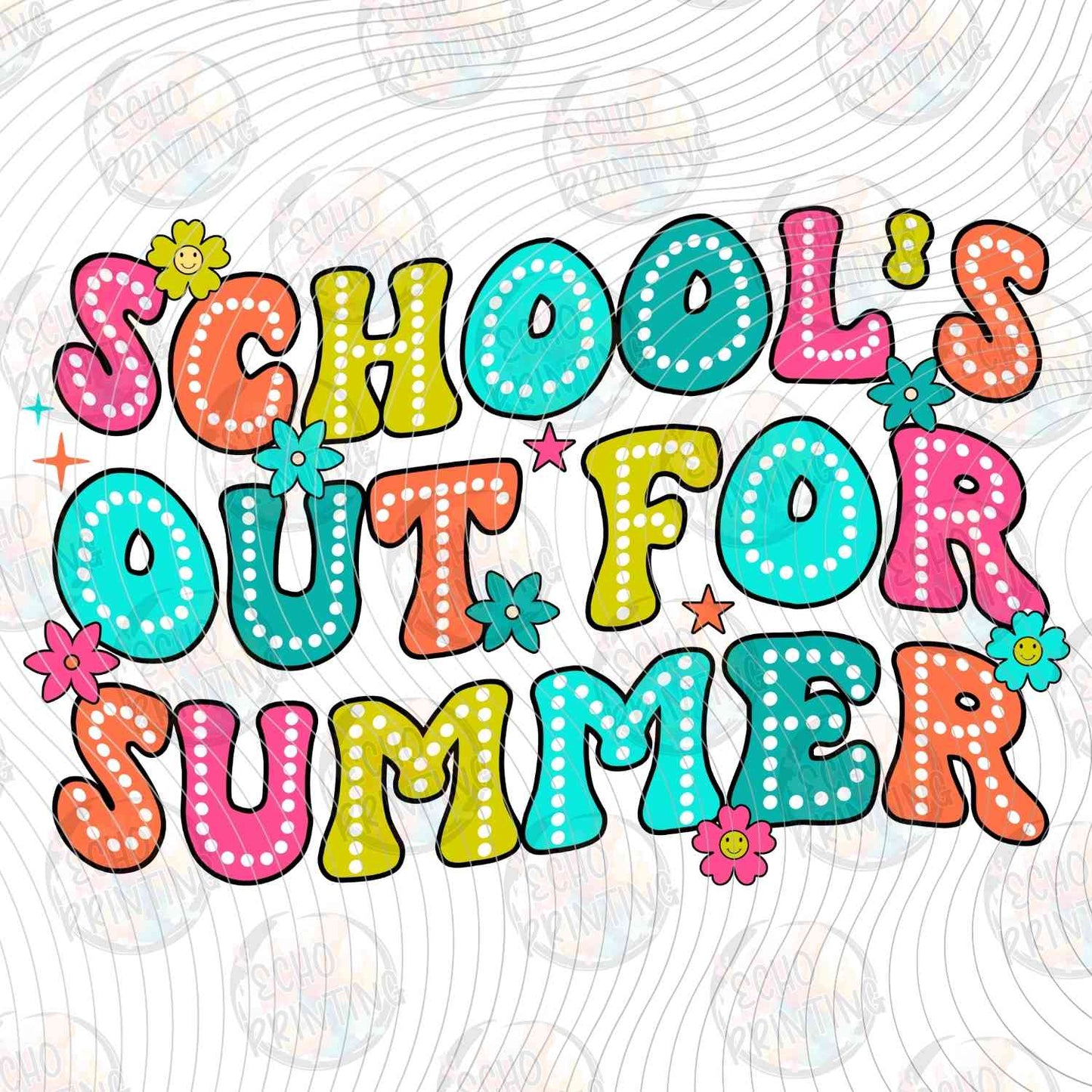 LDOS 46 - SCHOOL'S OUT FOR SUMMER BOLD TEXT