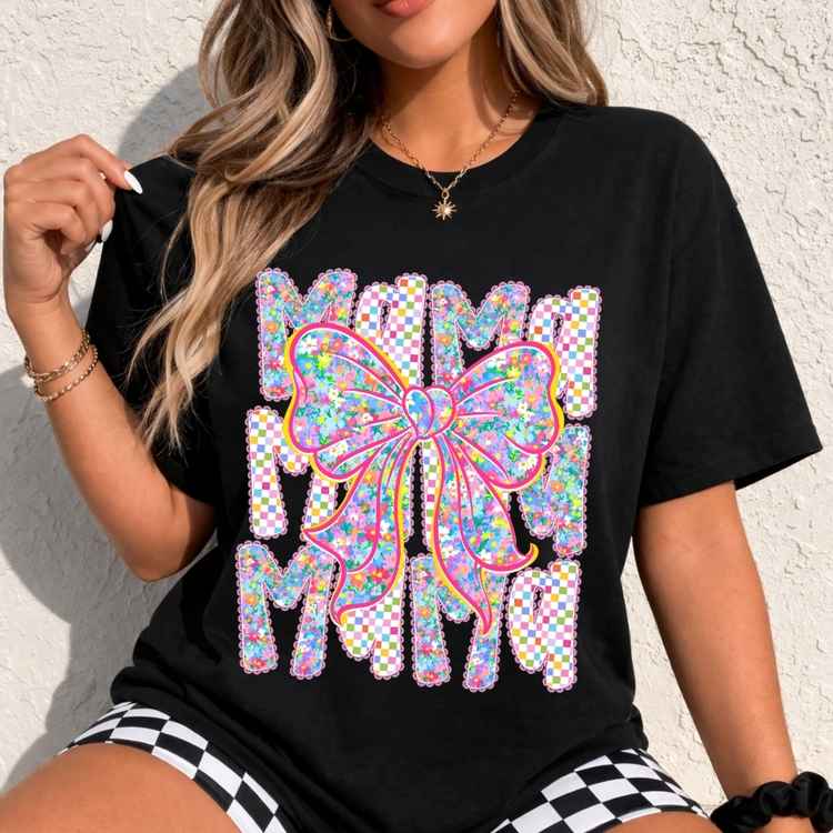 MGAG 1333 - MAMA BOW CHECKERBOARD STYLE