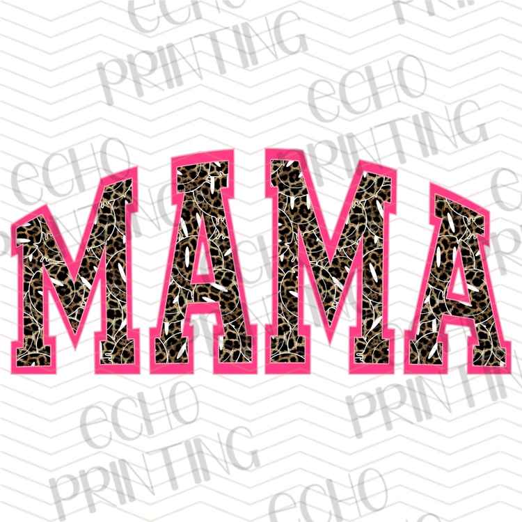MGAG 1419 - LEOPARD MAMA LETTERING STYLE