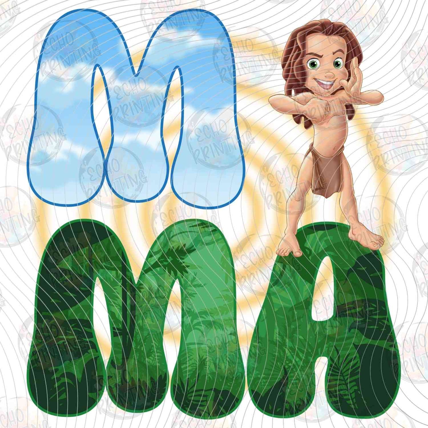 MGA 1085 - NATURE STYLE MAMA LETTERING