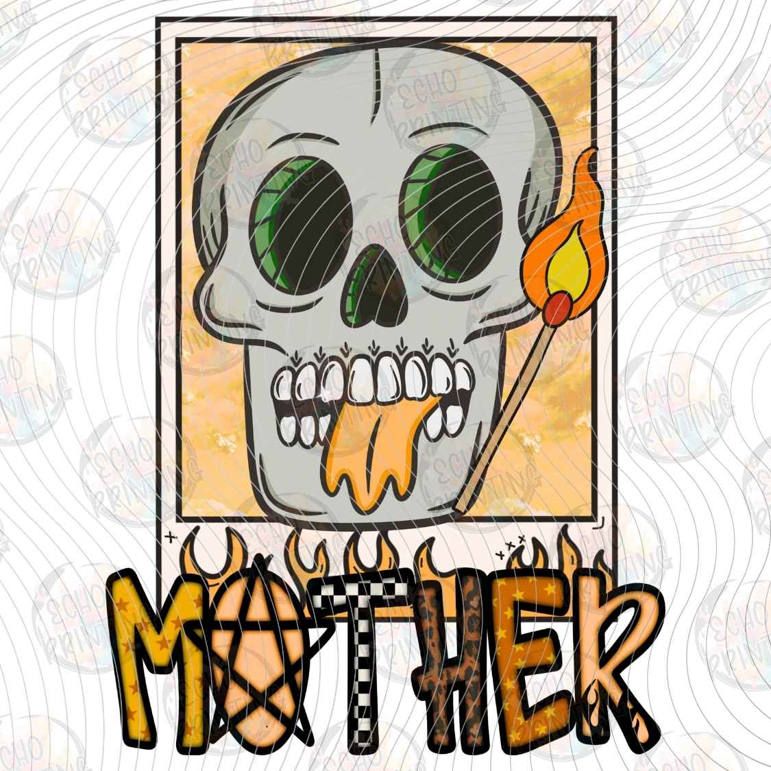 MGA 1456 - MOTHER SKULL RETRO STYLE