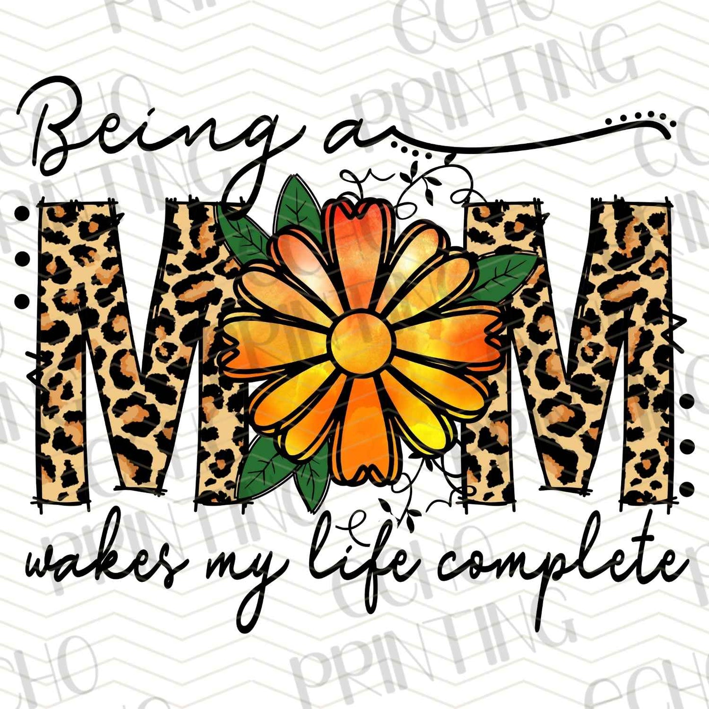 MGA 214 - BEING A MOM MAKES MY LIFE COMPLETE SUNFLOWER