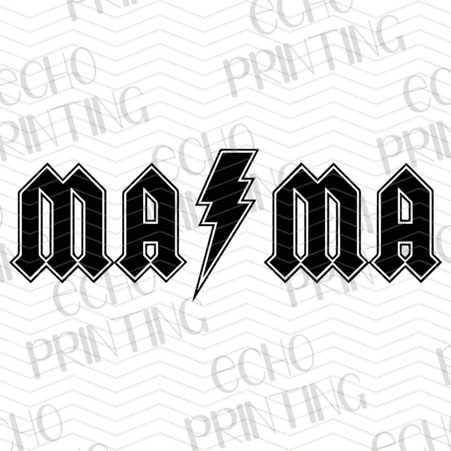 MGA 255 - MAMA LIGHTNING BOLT BLACK