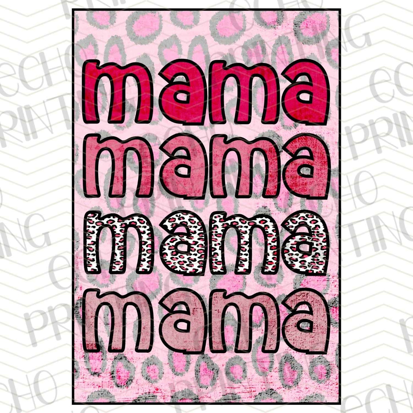 MGA 269 - MAMA STACKED PINK CHEETAH