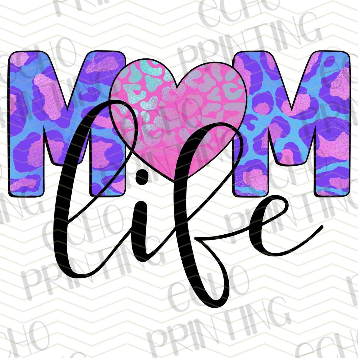 MGA 305 - MOM LIFE PURPLE CAMO