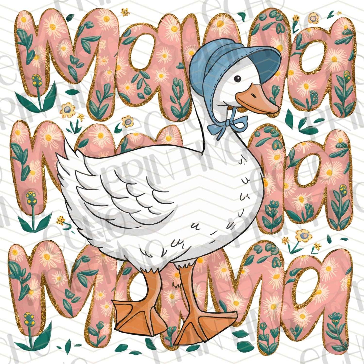 MGA 336 - MOMMY GOOSE FLORAL