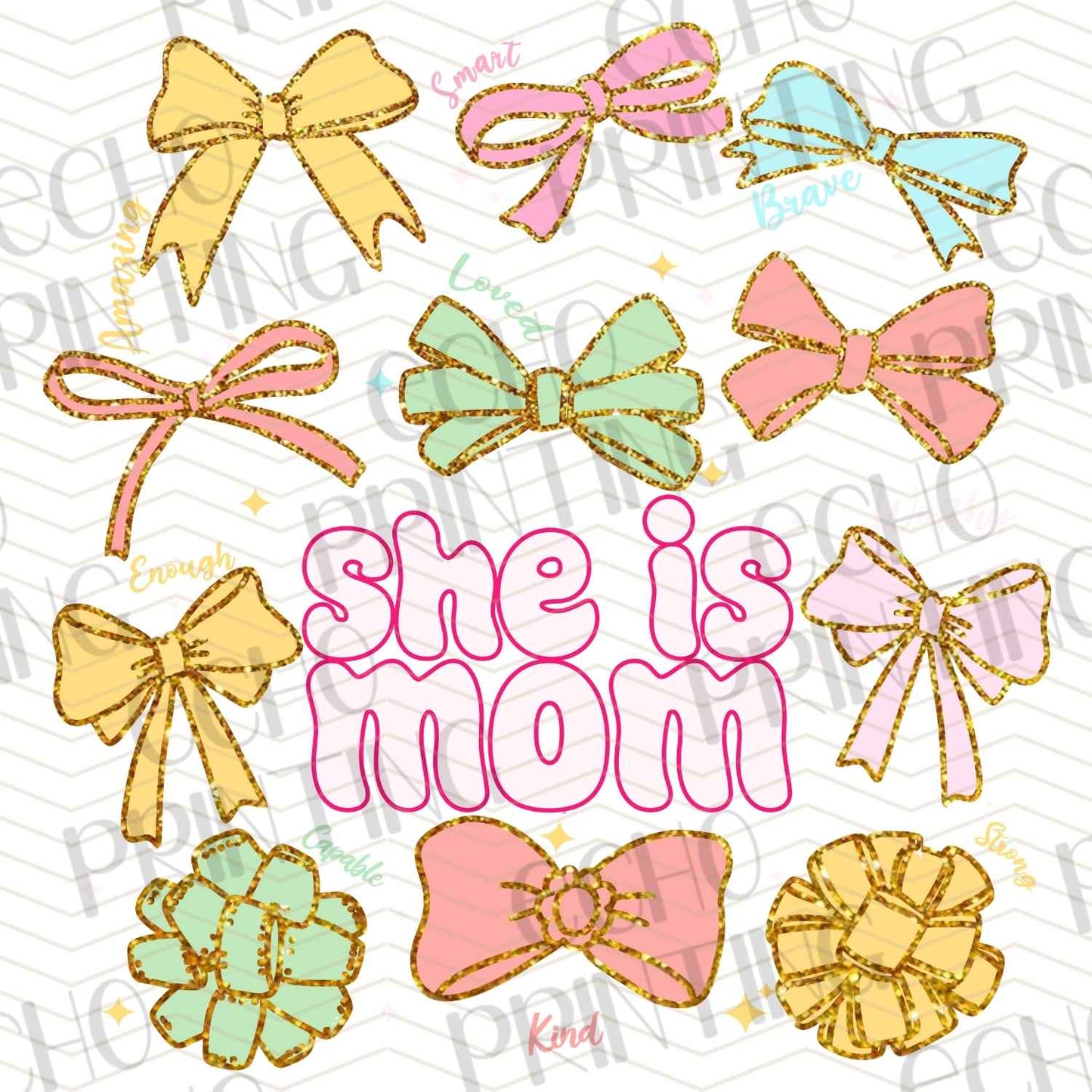 MGA 346 - SHE IS MOM BOWS