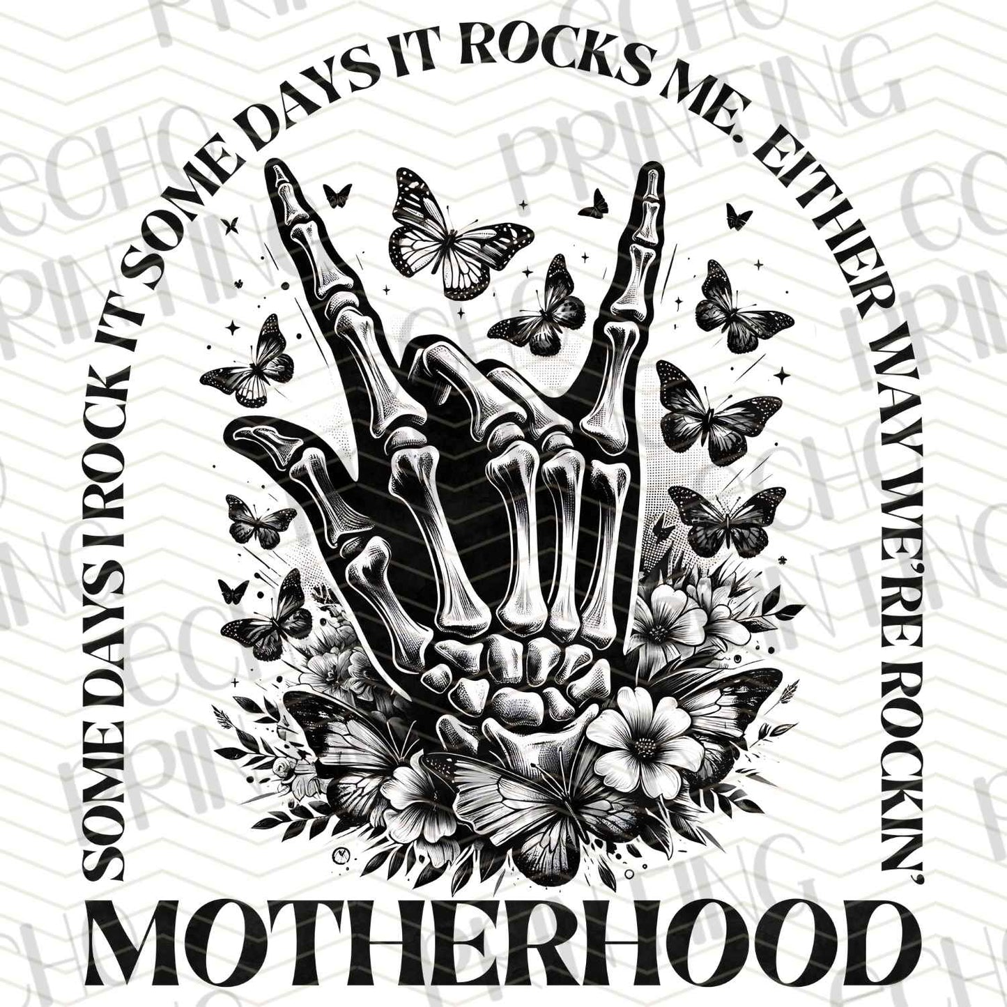MGA 391 - MOTHERHOOD ROCKS ME FLORAL
