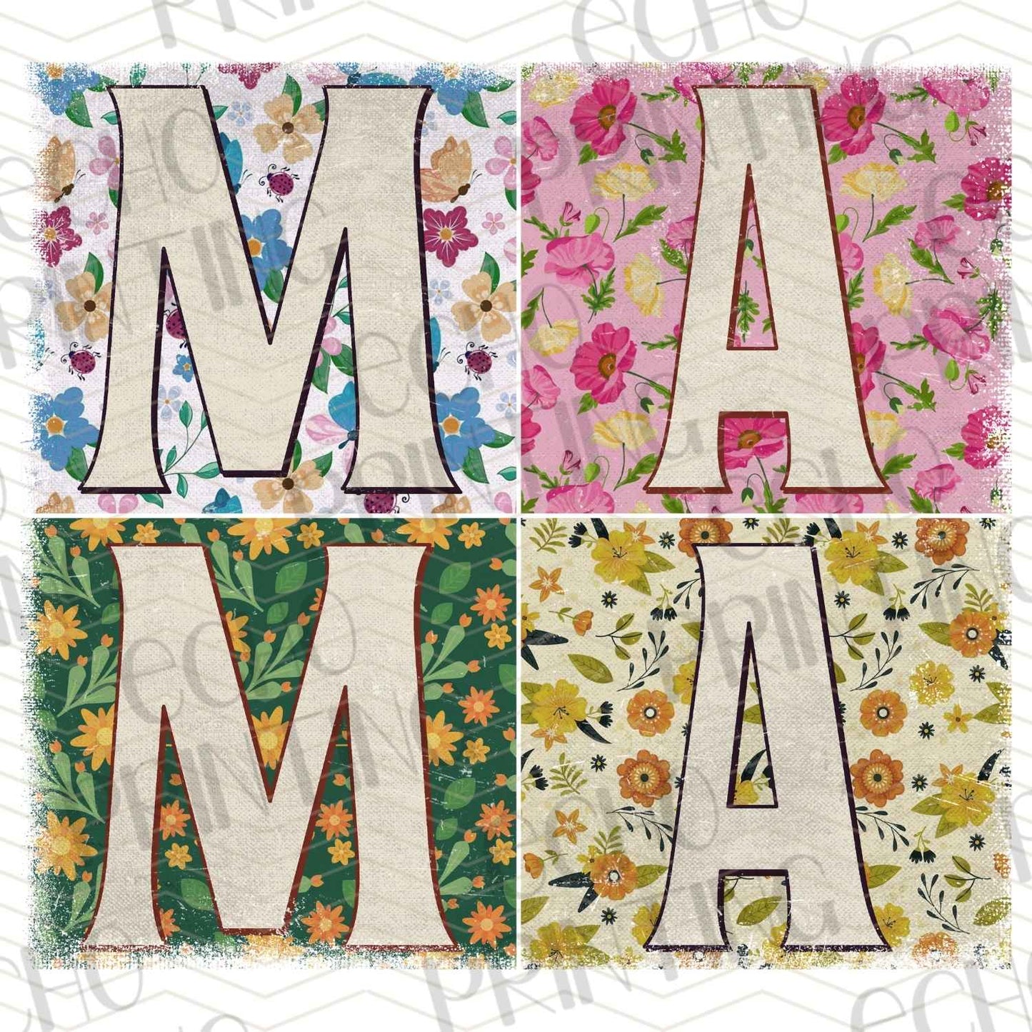 MGA 423 - MAMA PATCH FLORAL