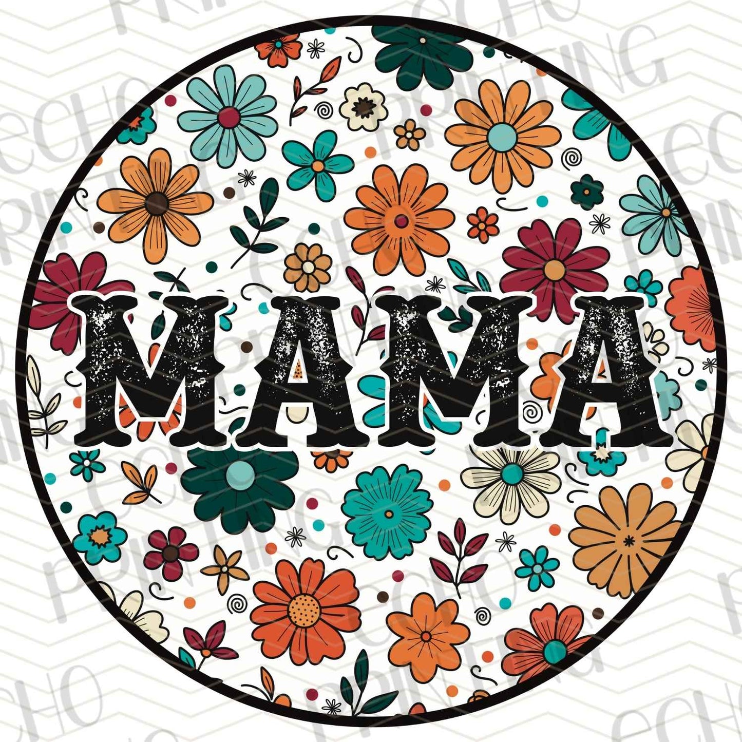 MGAG 424 - MAMA ROUND FLORAL