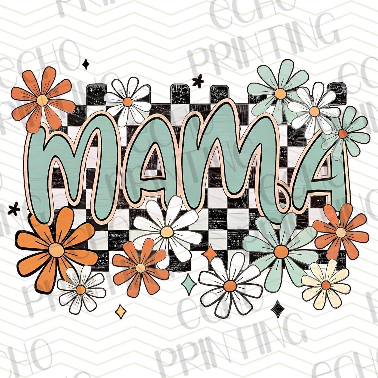 MGAG 432 - MAMA FLORAL BLOCK