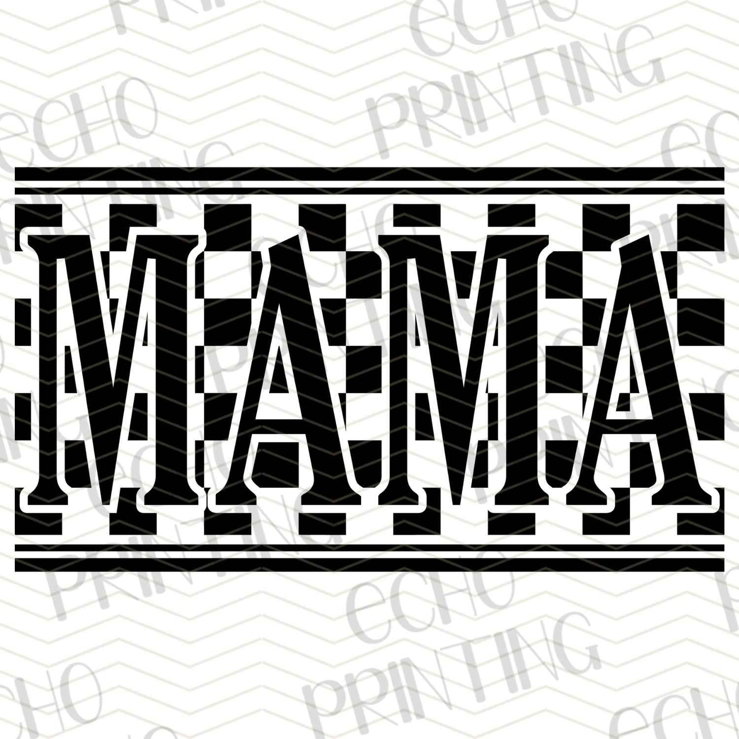 MGA 457 - MAMA CHECKERED BLOCK