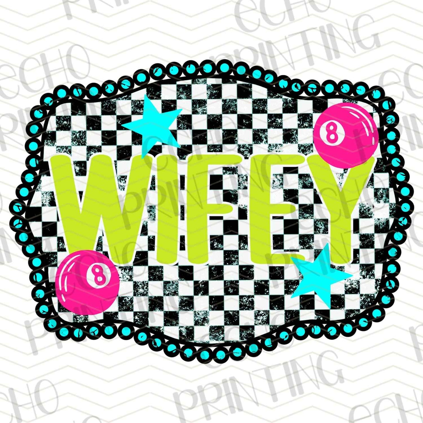 MGAG 553 - WIFEY CHECKERED