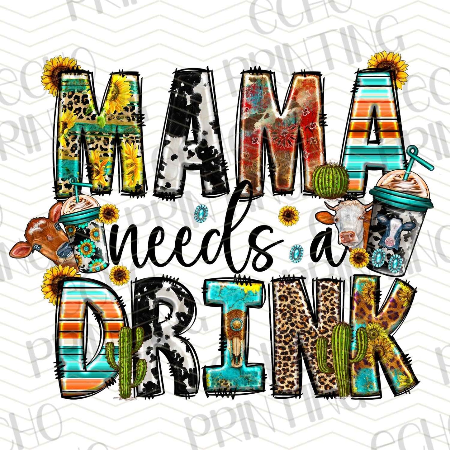 MGA 597 - MAMA NEEDS A DRINK