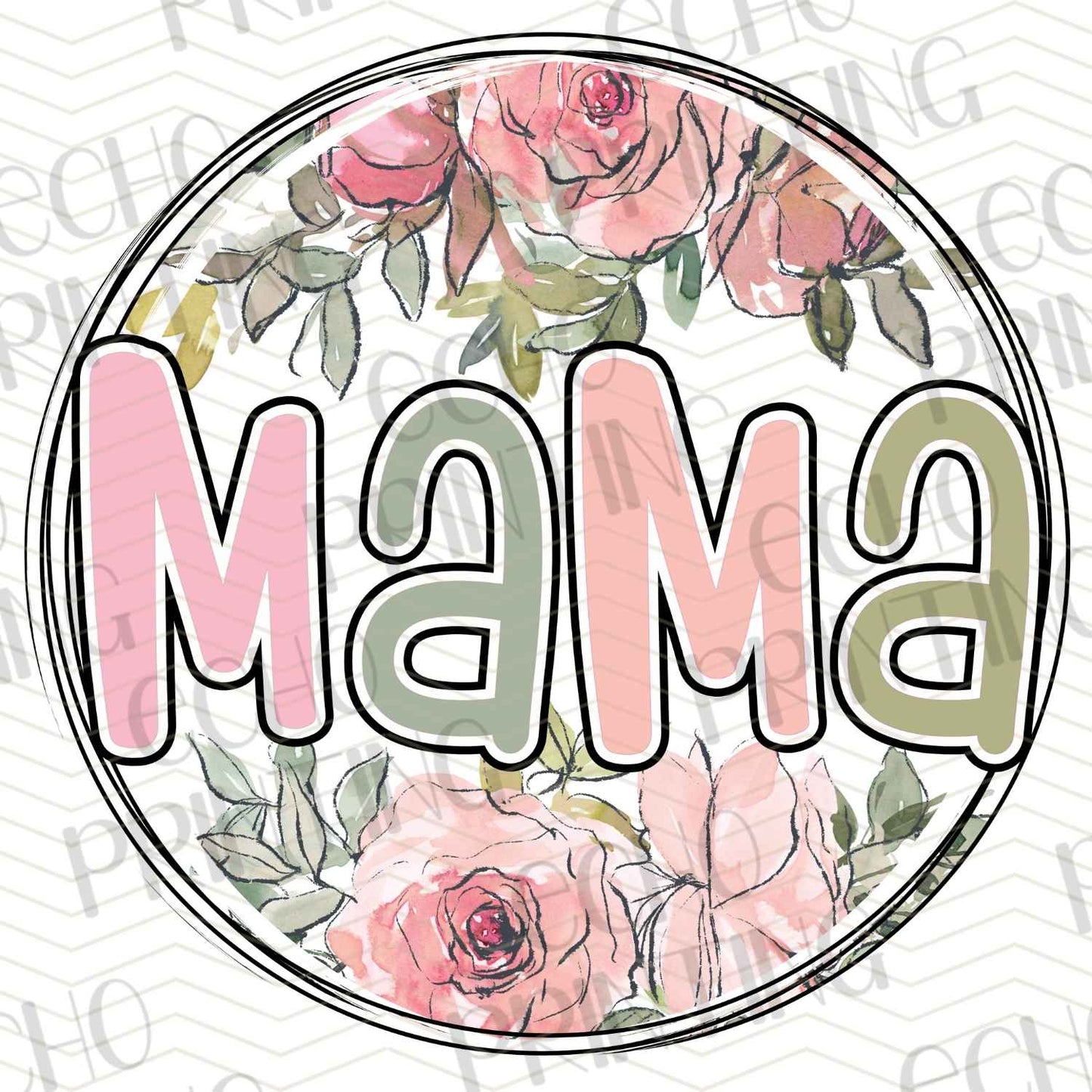 MGA 603 - MAMA PINK ROSE ROUND