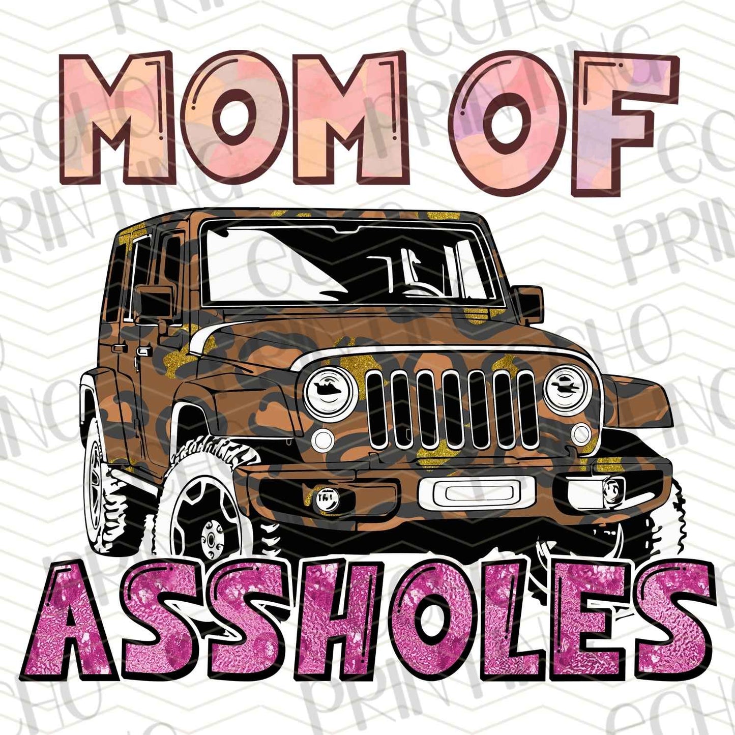 MGA 617 - MOM OF ASSHOLES JEEP