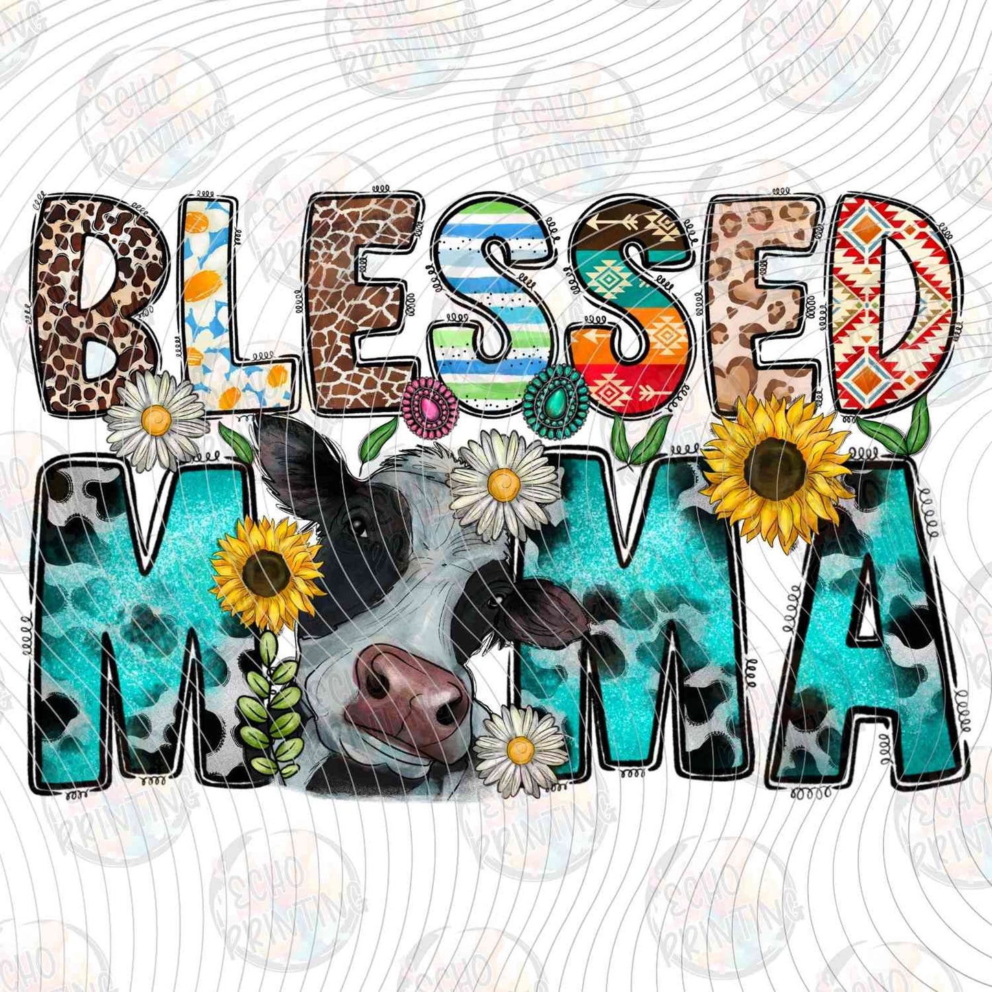 MGA 780 - BLESSED MAMA SUNFLOWERS