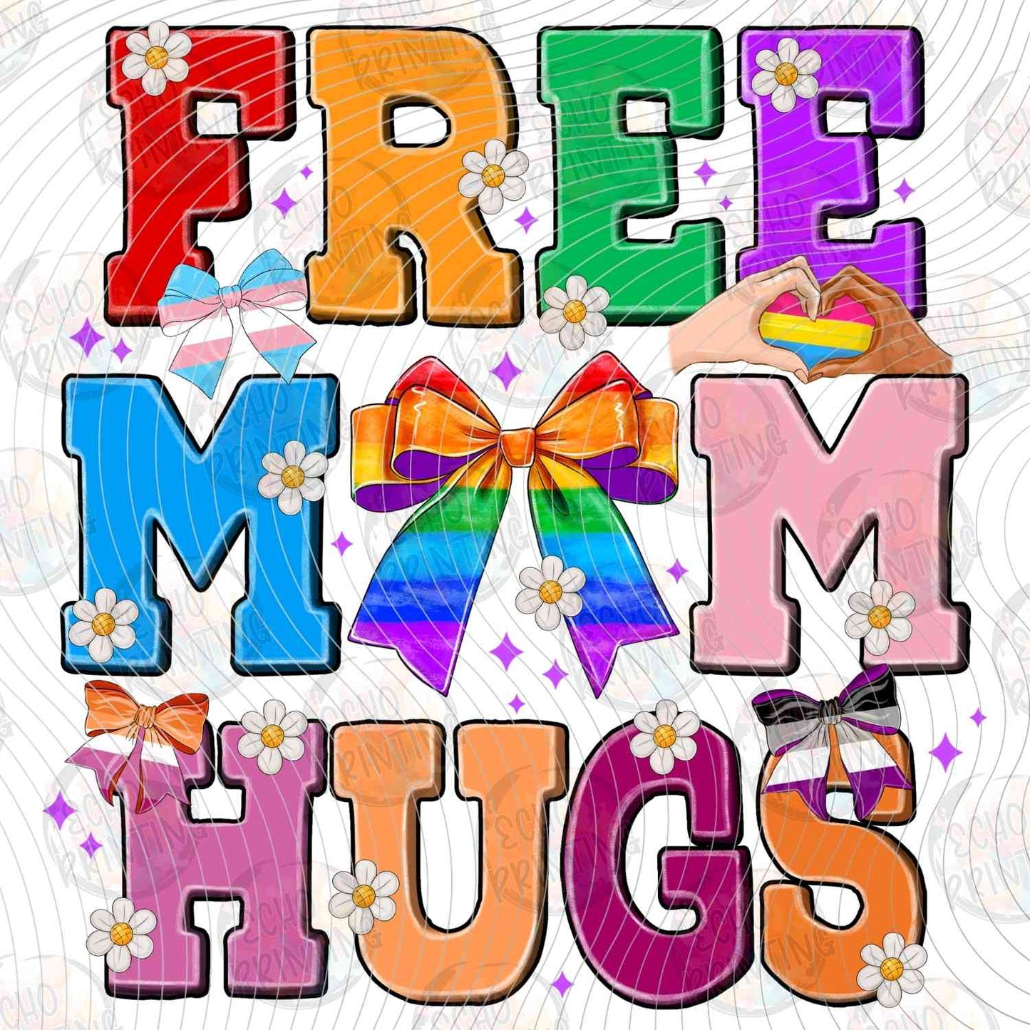 MGA 787 - FREE MOM HUGS RAINBOW