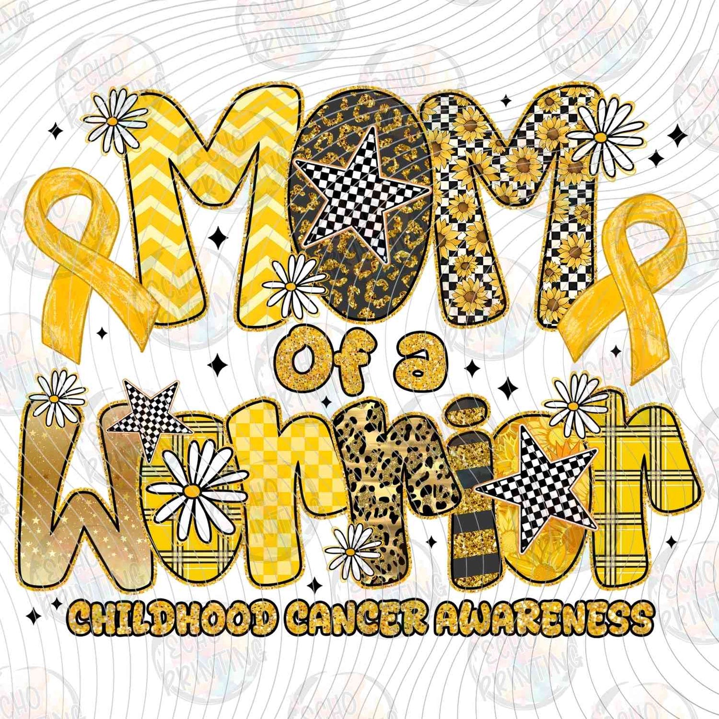 MGA 806 - MOM OF A WARRIOR GOLD
