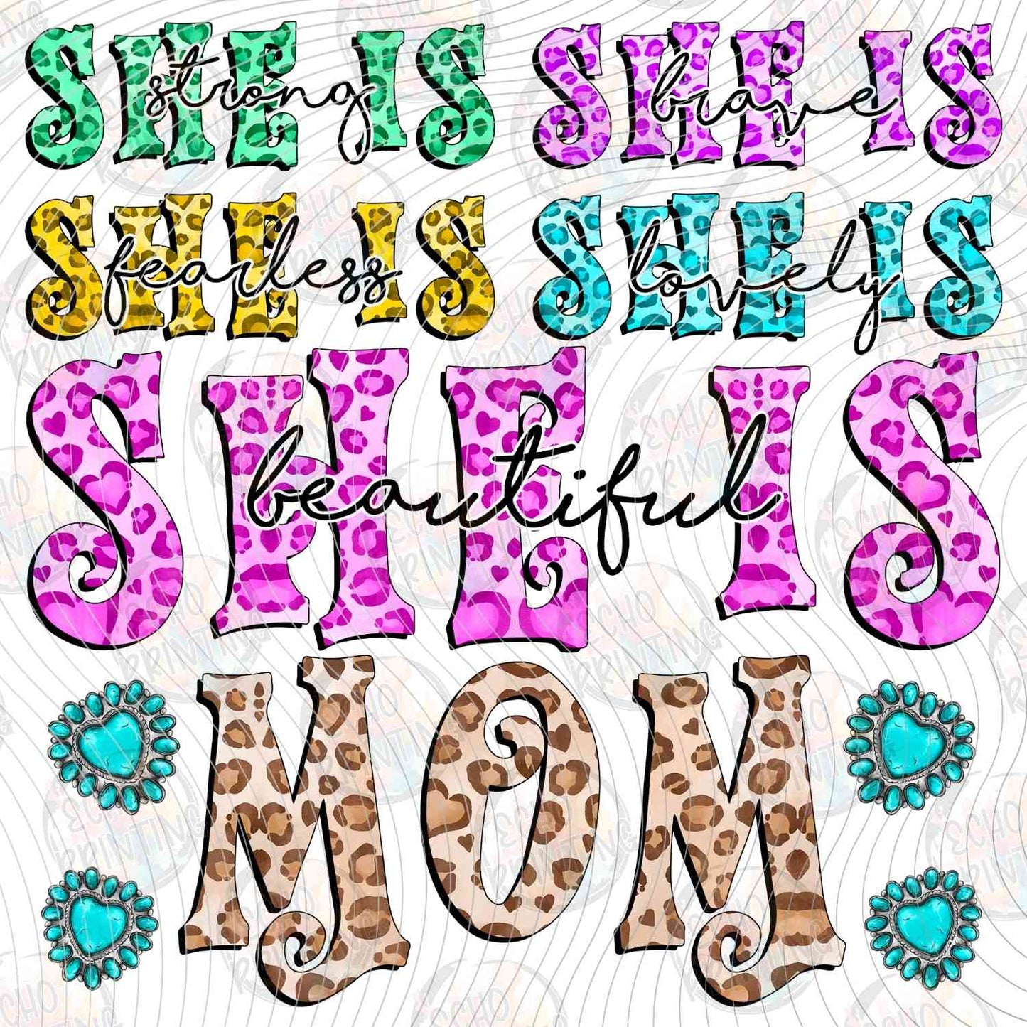 MGA 831 - SHE IS MOM LEOPARD