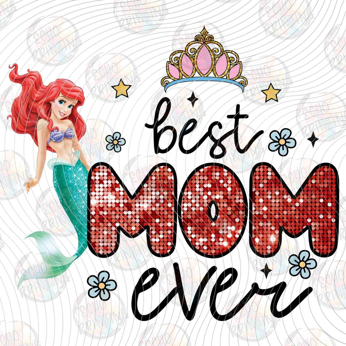 MGA 935 - BEST MOM EVER MERMAID PRINCESS
