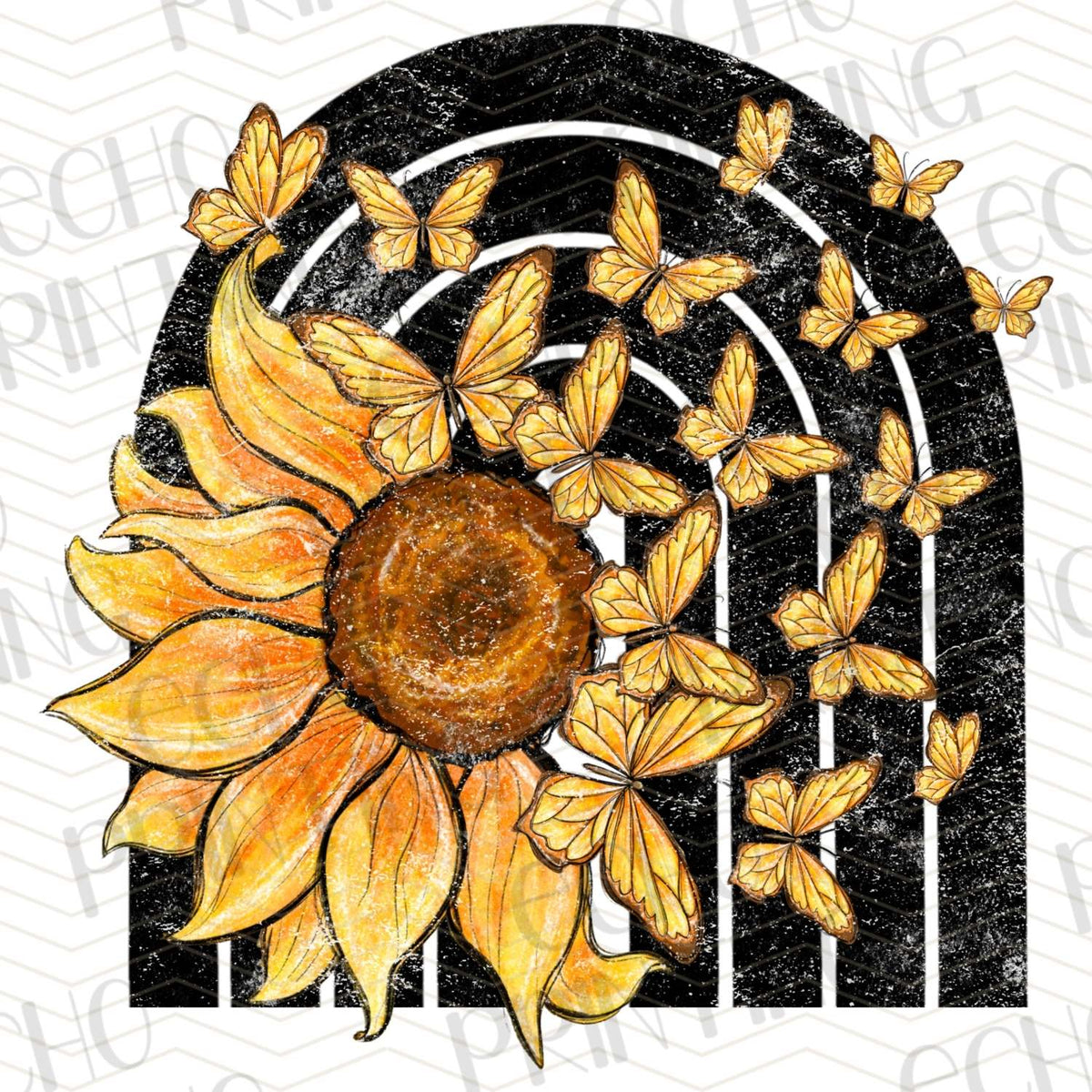 MHSM 195 - UNFLOWER STAINED GLASS
