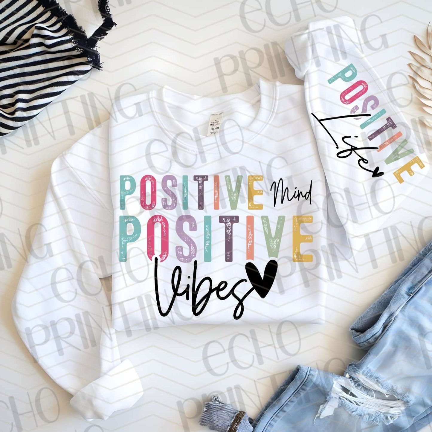 MHSM 222 - POSTITIVE MIND POSITIVE VIBES ** SLEEVE SOLD SEPERATELY **