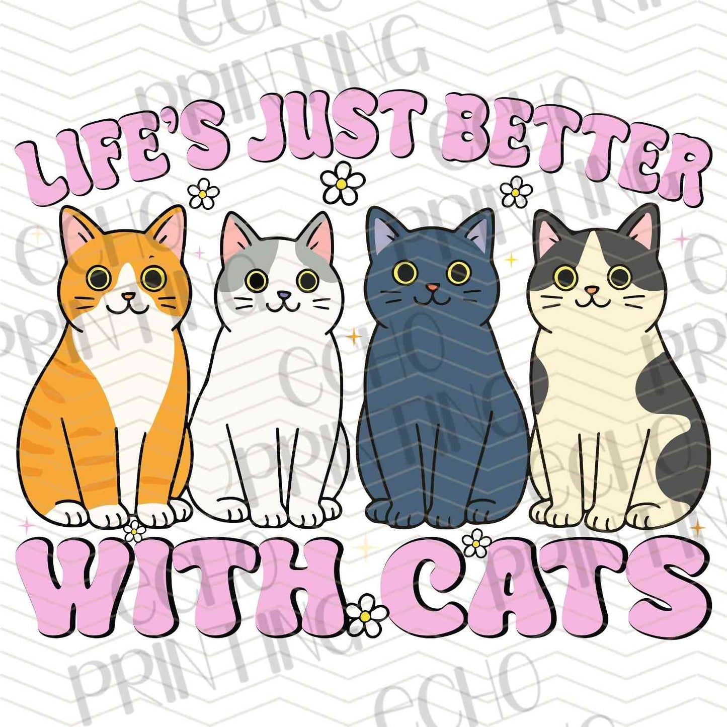 MHSM 298 - LIFE IS BETTER WITH CATS
