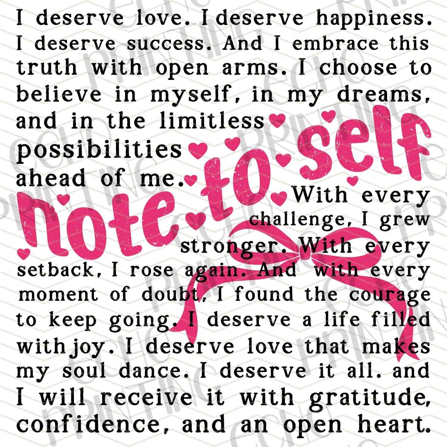 MHSM 418 – LOVE YOURSELF NOTE