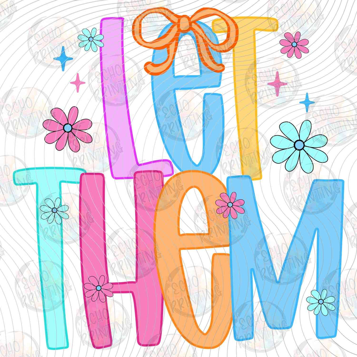 MHSM 495 - LET THEM COLORFUL LETTERS