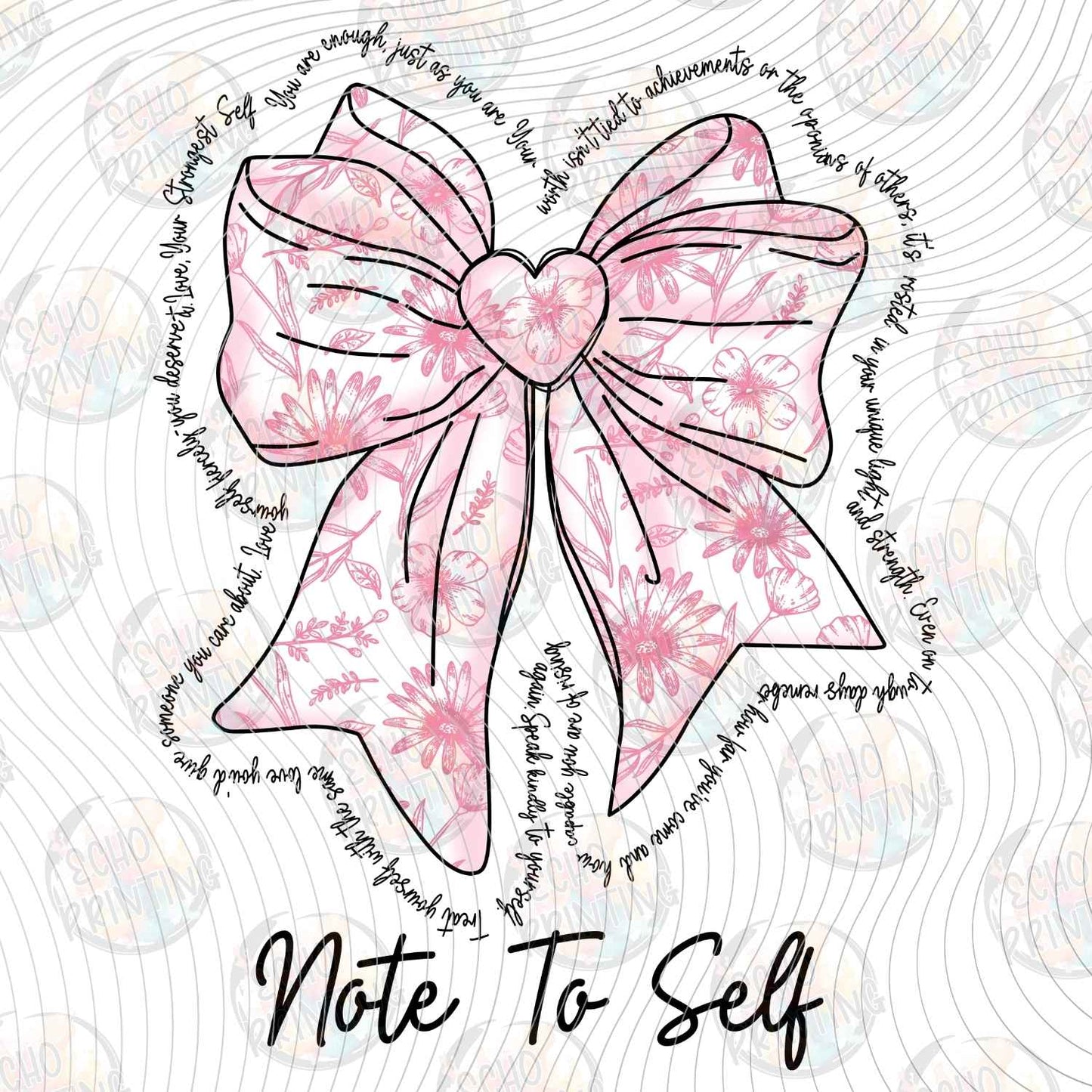 MHSM 512 - NOTE TO SELF BOW