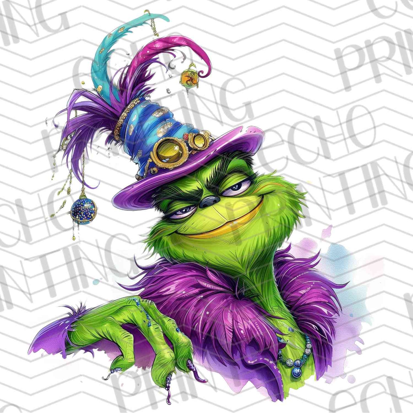 MRGC 4 – GREEN TRICKSTER WITH COLORFUL HAT