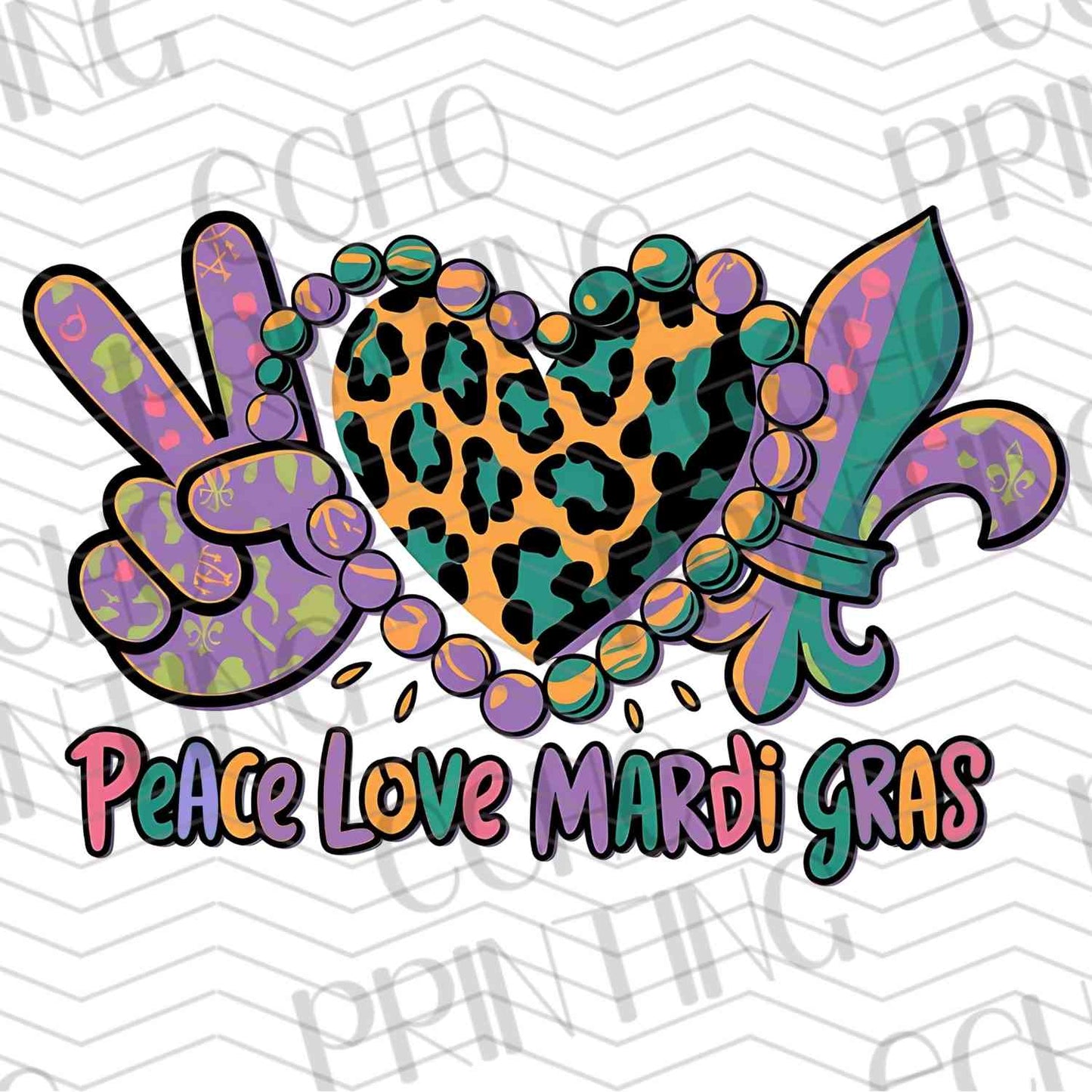 MRGG 13 – PEACE LOVE MARDI HEART