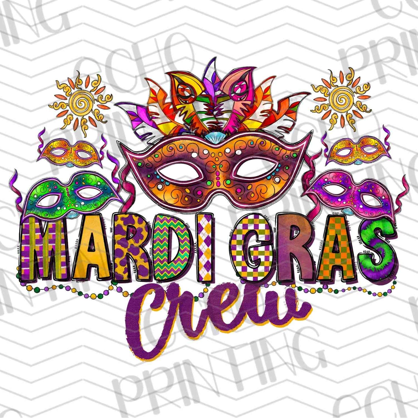 MRGG 59 - MASK WITH FEATHERS
