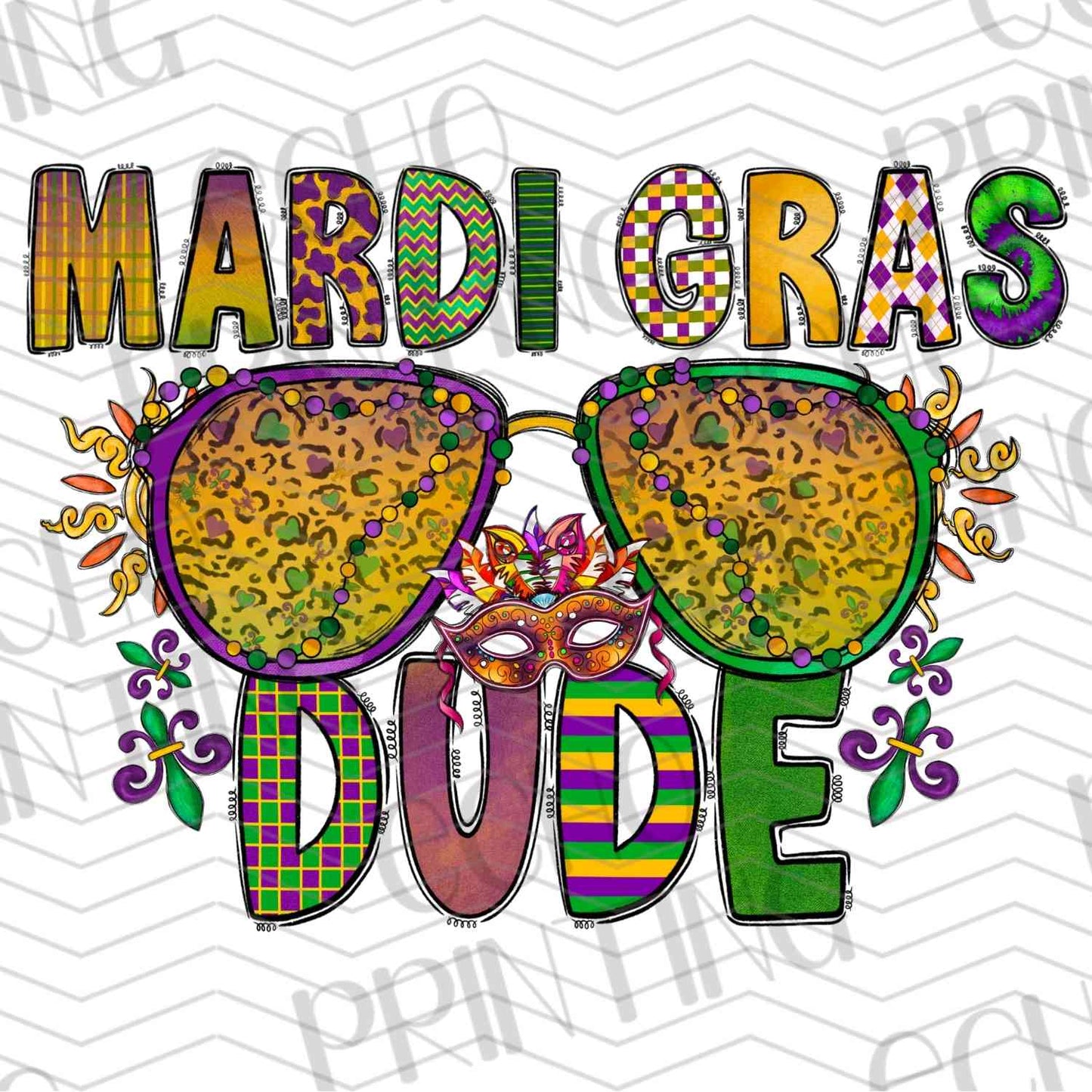 MRGG 68 - MARDI DUDE GLASSES