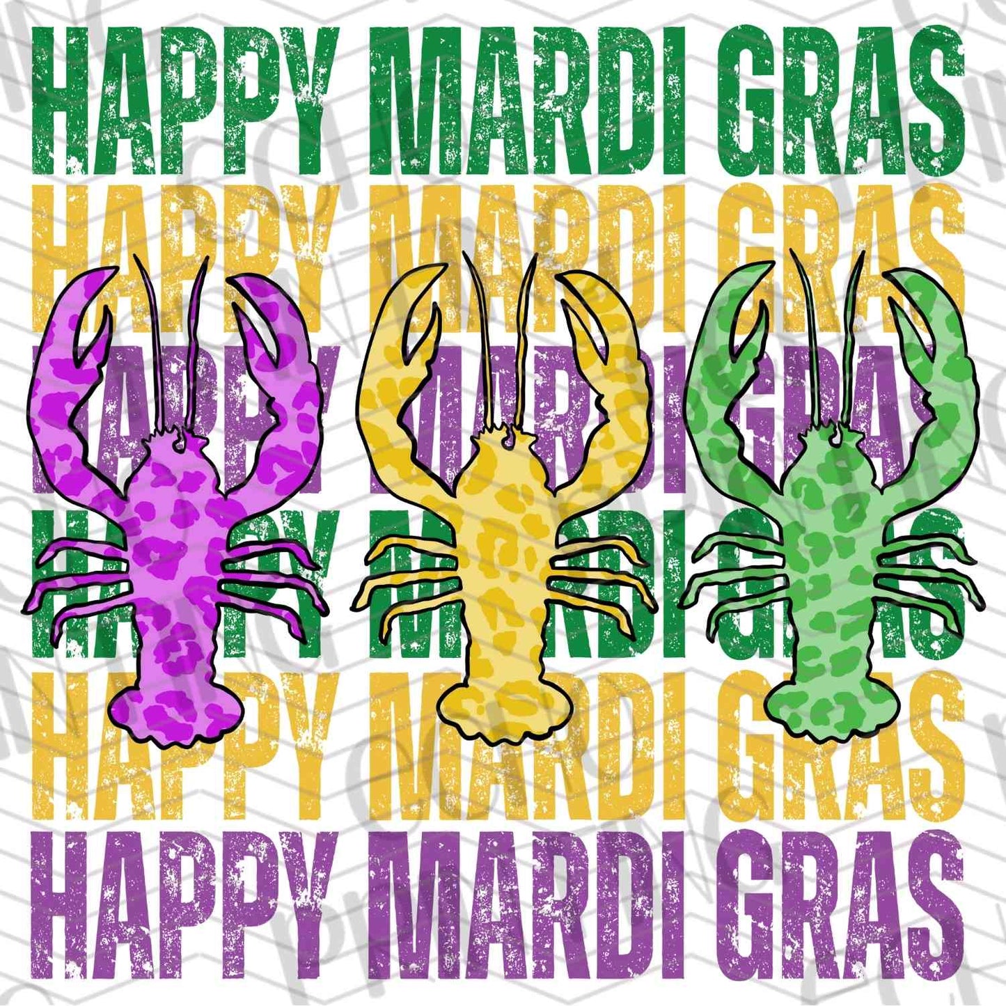 MRGG 93 - HAPPY MARDI PATTERN