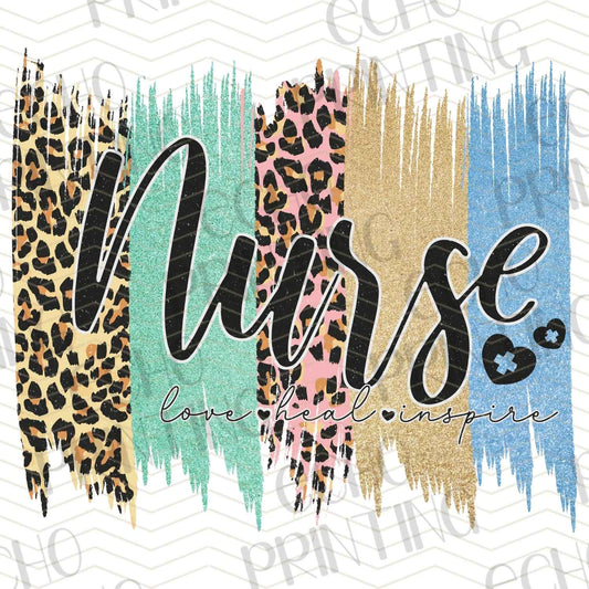 NRS122 - SCRIPT NURSE WITH STRIPES