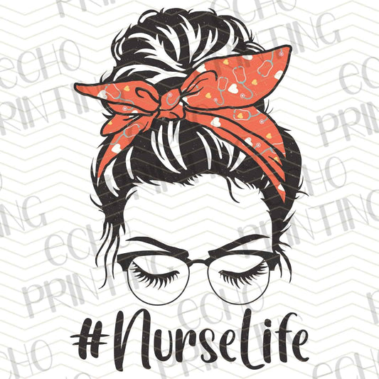 NRS130 - MESSY BUN #NURSELIFE