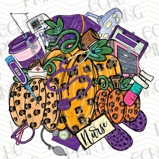 NRS138 - NURSE LIFE JUNGLE CHEETAH