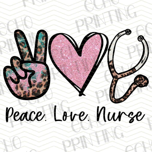 NRS144 - PEACE LOVE NURSE