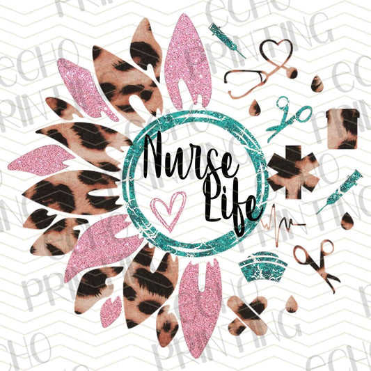 NRS145 - FLORAL NURSE LIFE STETHOSCOPE