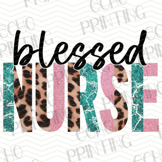 NRS147 - BLESSED NURSE PASTEL STRIPES